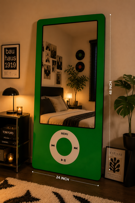 iPod Mirror – Retro Music Player Wall Mirror