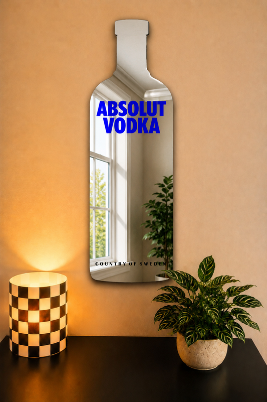 Absolut Vodka Mirror – Bar & Man Cave Wall Mirror