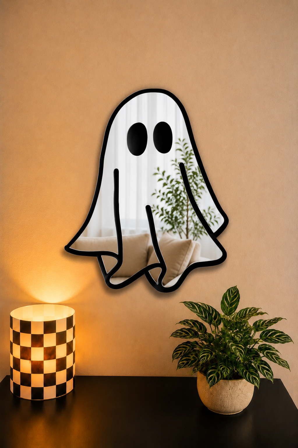 Boo Mirror – Cute Ghost Aesthetic Wall Mirror