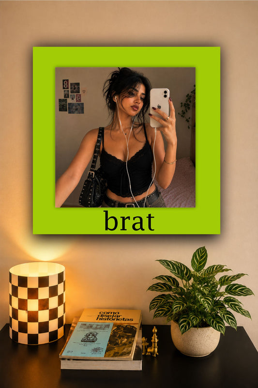 BRAT Mirror – Aesthetic Wall Mirror