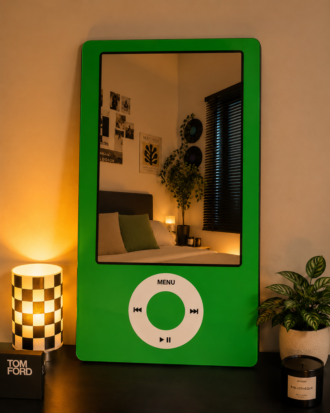 iPod Mirror – Retro Music Player Wall Mirror