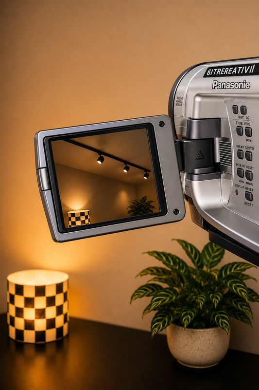 Y2K Handycam Mirror Wall Art