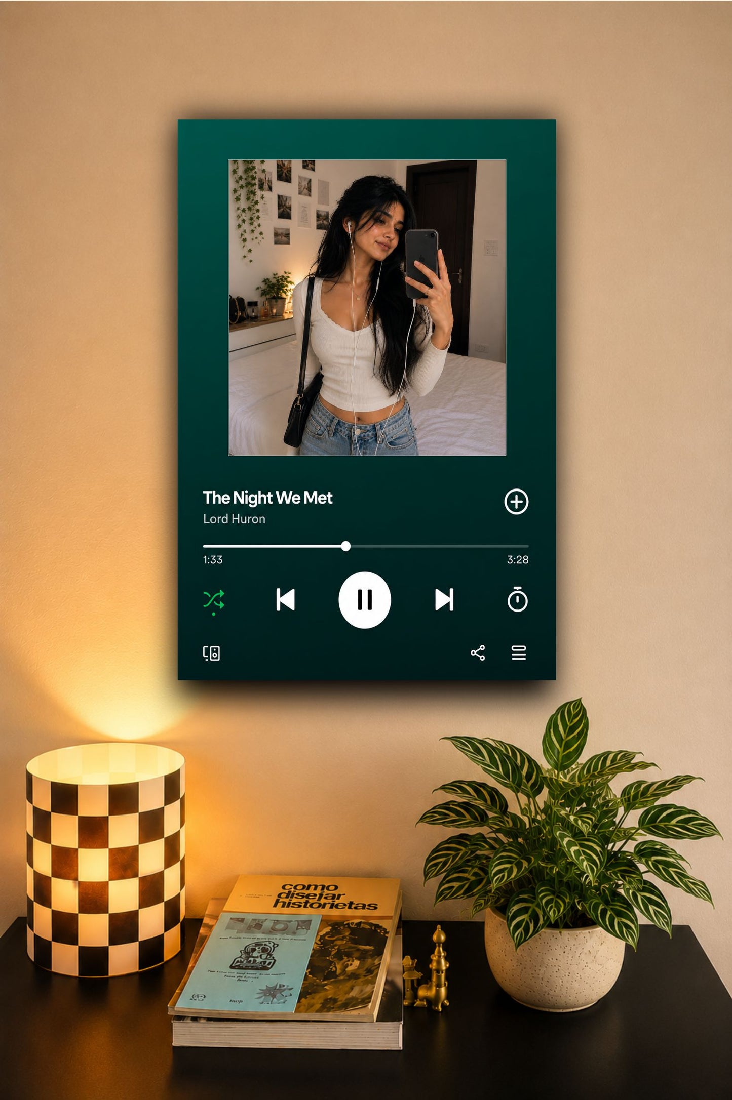 The Night We Met Music Player Mirror