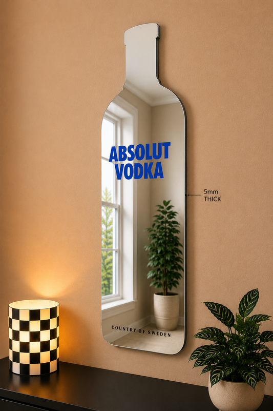 Absolut Vodka Mirror – Bar & Man Cave Wall Mirror